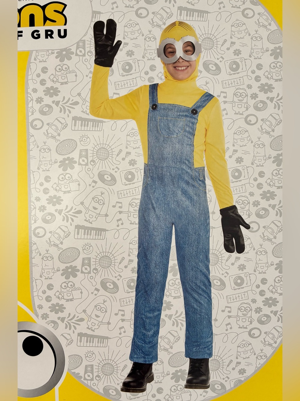Size 4-6 Minions Halloween Costume